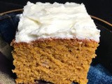 Pumpkin Cake & Cream Cheese Icing