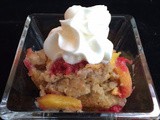 Raspberry Peach Cobbler