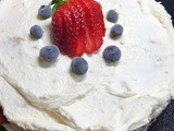 Red, White & Blue Icebox Cake