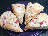 Strawberry Lemon Poppy Seed Scones