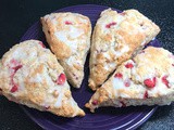 Strawberry Lemon Poppy Seed Scones