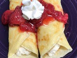 Strawberry Ricotta Crepes