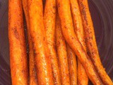 Sweet & Spicy Roasted Carrots
