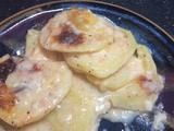 Three Cheese Au Gratin Potatoes