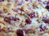 Turkey, Brie & Cranberry Pizza