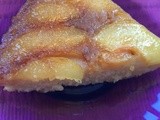 White Peach Upside Down Cake