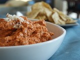 Muhammara (Roasted Red Pepper, Walnut and Poblano Pepper Spread)