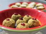 Rosewater-Scented Pistachio No-Bake Cookies (Grain-Free & Vegan)