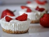 'Polish' no-bake cheesecakes