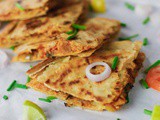 Cheese Pav Bhaji Roti Sandwich