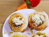Cheesy Veg Disc Sandwich | Sandwich Recipe | Bread Recipes