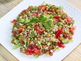 Healthy Mixed Sprouts Vegetable Salad