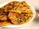 How To Make Potato Laccha Pancakes Recipe – Indian Vegan Recipe