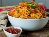 Schezwan Chowmein | Schezwan Hakka Noodles