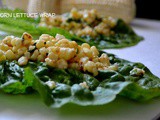 Corn Lettuce Wrap: a Milky Masala Corn Snack
