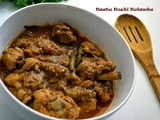 Naatu Kozhi Kulambu / Village style Chicken Curry