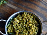 Cherupayar Thoran ~ Green Mung Saute with Coconut