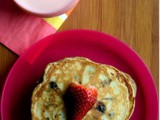 Chocolate Chip Almond Pancakes