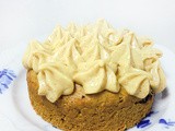 Inside Out Blondie Tart Cake for 2 (Vegan and Whole Wheat)