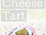 Low Fat Two-Tone Cheese Tart (w vegan option)