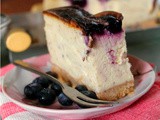 Pierre Herme’s Cheesecake, Blueberryfied