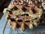 Sourdough Discard Matcha Liege Waffles