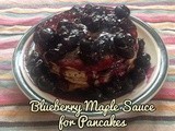 Blueberry Maple Sauce for Pancakes