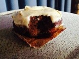 Chocolate Chai Latte Cupcakes with Toffee Icing