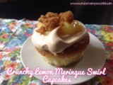 Crunchy Lemon Meringue Swirl Cupcakes