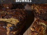 Peanut Butter + Caramel Swirl Brownies : recipe