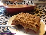 Plum Crumble Cake
