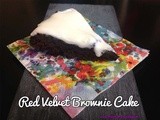 Red Velvet Brownie Microwave Cake