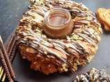 Salted Caramel Popcorn Cake : recipe