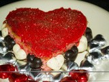 Vanilla & Irish Cream Valentines Cake