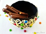 Beaded Easter Chocolate Pot