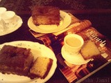 Steaming Kashmiri Chai and Pound Cake