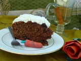 Prajitura cu morcovi si cu ciocolata - Chocolate Carrot Cake