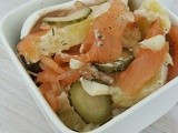 Salata de somon afumat cu cartofi