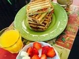 Grilled Breakfast Turkey and Egg Sandwich