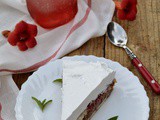 Nepečena čoko – malina torta