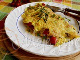 Omlet sa začinskim biljem i čeri paradajzom