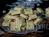 Pepermint kocke sa perecama i belom čokoladom