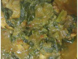 Spinach Chicken [Murg Palak] Recipe