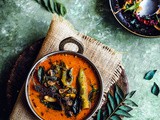 BasaLe Soppina Koddel | Udupi-Mangalorean Style Vegan Malabar Spinach Curry