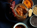 No Oil Spicy Cut Mango Pickle Recipe | Step by Step Indian Mango Pickle Recipe