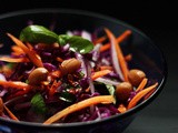 Spicy Red Cabbage Slaw or Salad Recipe | Quick and Simple Salad Recipes