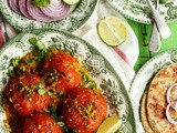 Tameta Reveya | Vegan Stuffed Tomato Curry Recipe from Kaushy's Prashad at Home