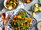 Tilwale Aloo with Tenderstem Recipe | Spicy Indian Roast Potatoes with Tenderstem