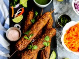 Veg Seekh Kabab Recipe | How to make Baked Vegetarian Seekh Kebab