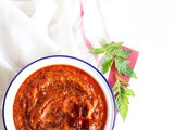 Vegan Spicy Tomato Chutney Recipe | Quick and Easy South Indian Tomato Chutney Recipe